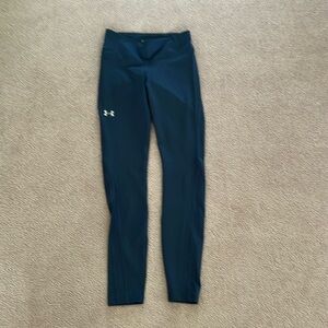 Under Armor blue heat gear compression leggings